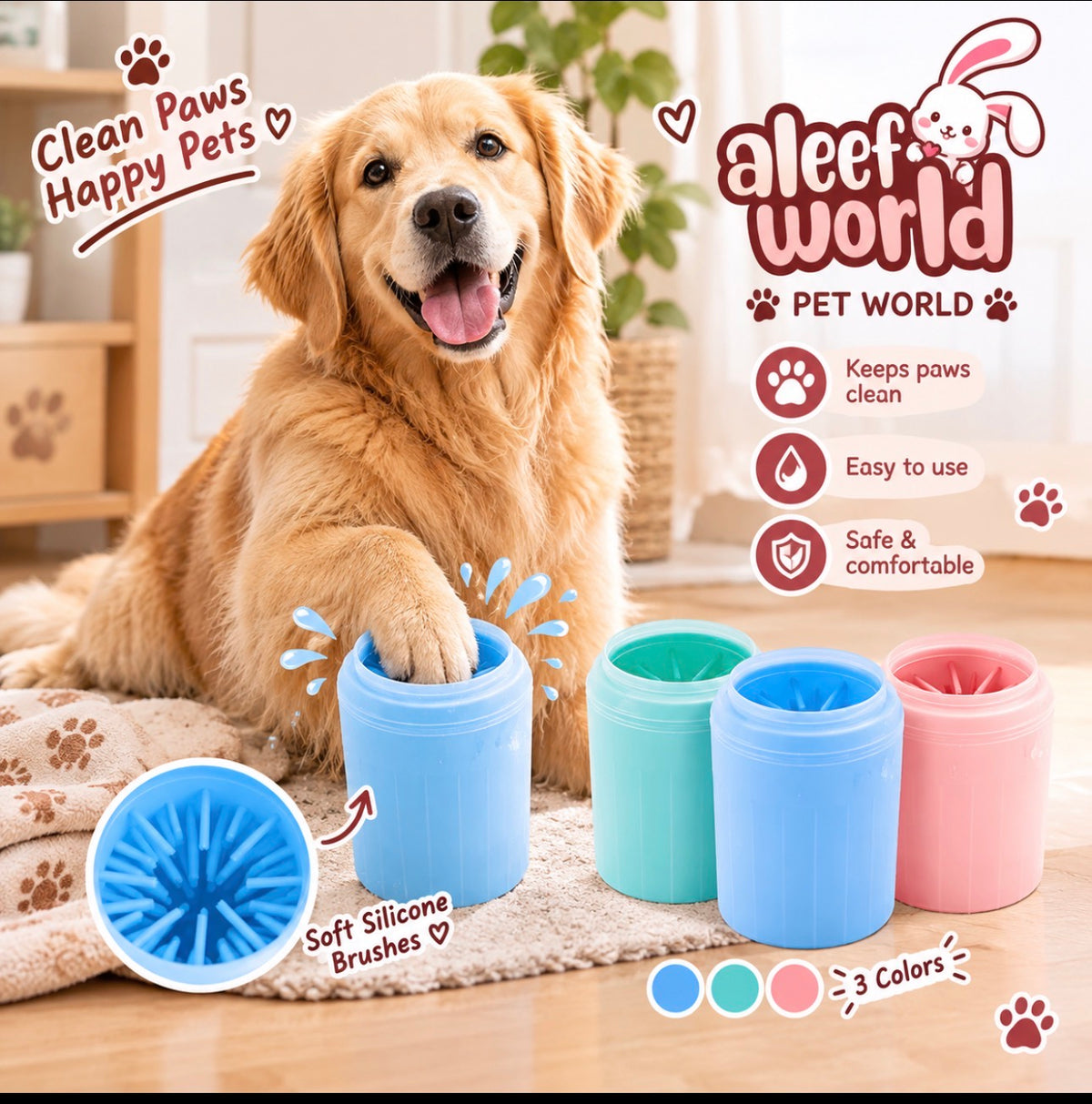 Portable Dog Paw Cleaner