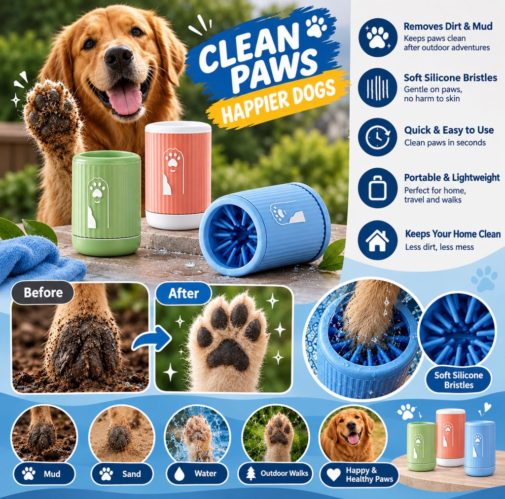 Pet Paw Cleaner Cup