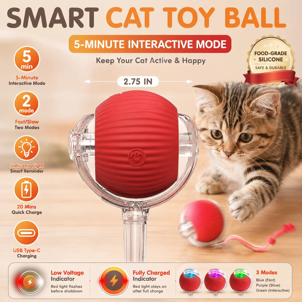Smart Interactive Pet Ball