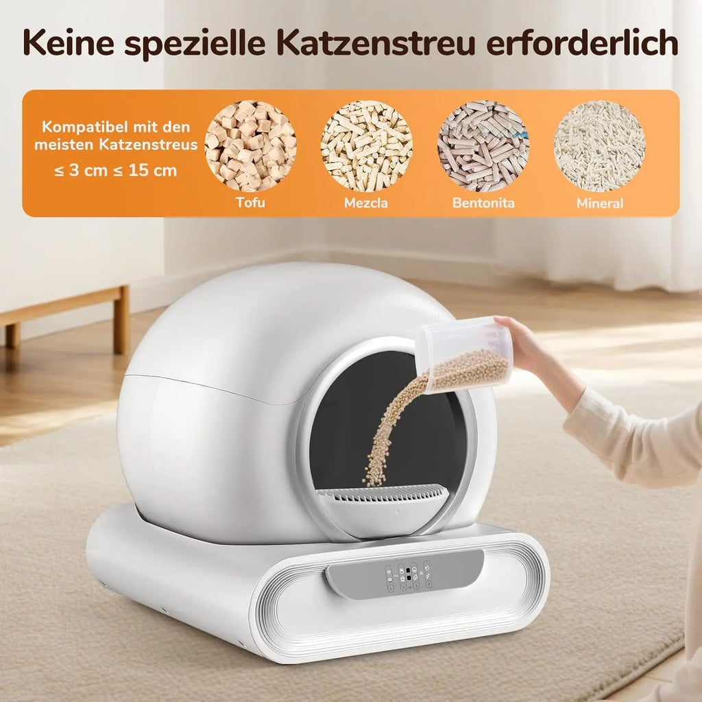 Smart Self-Cleaning Cat Litter Box