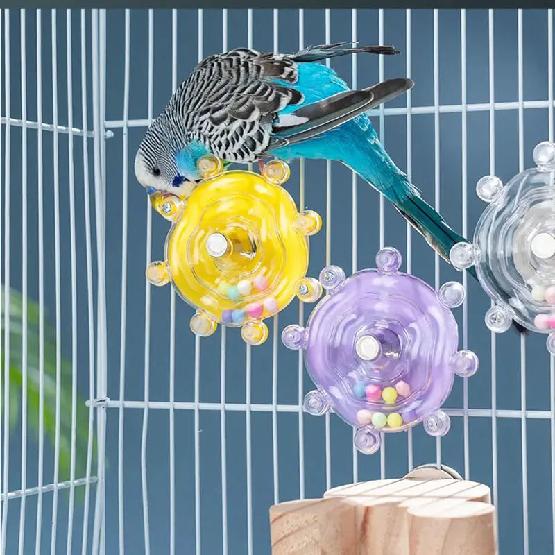 Interactive Parrot Treat Dispenser Toy