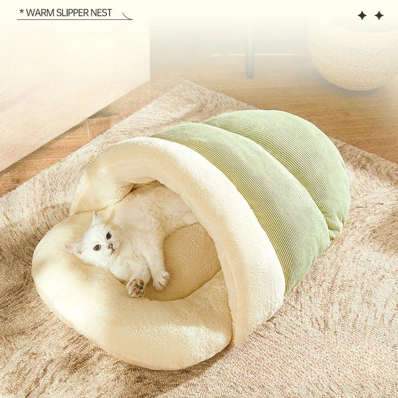 CozyNest™ Enclosed Cat Bed