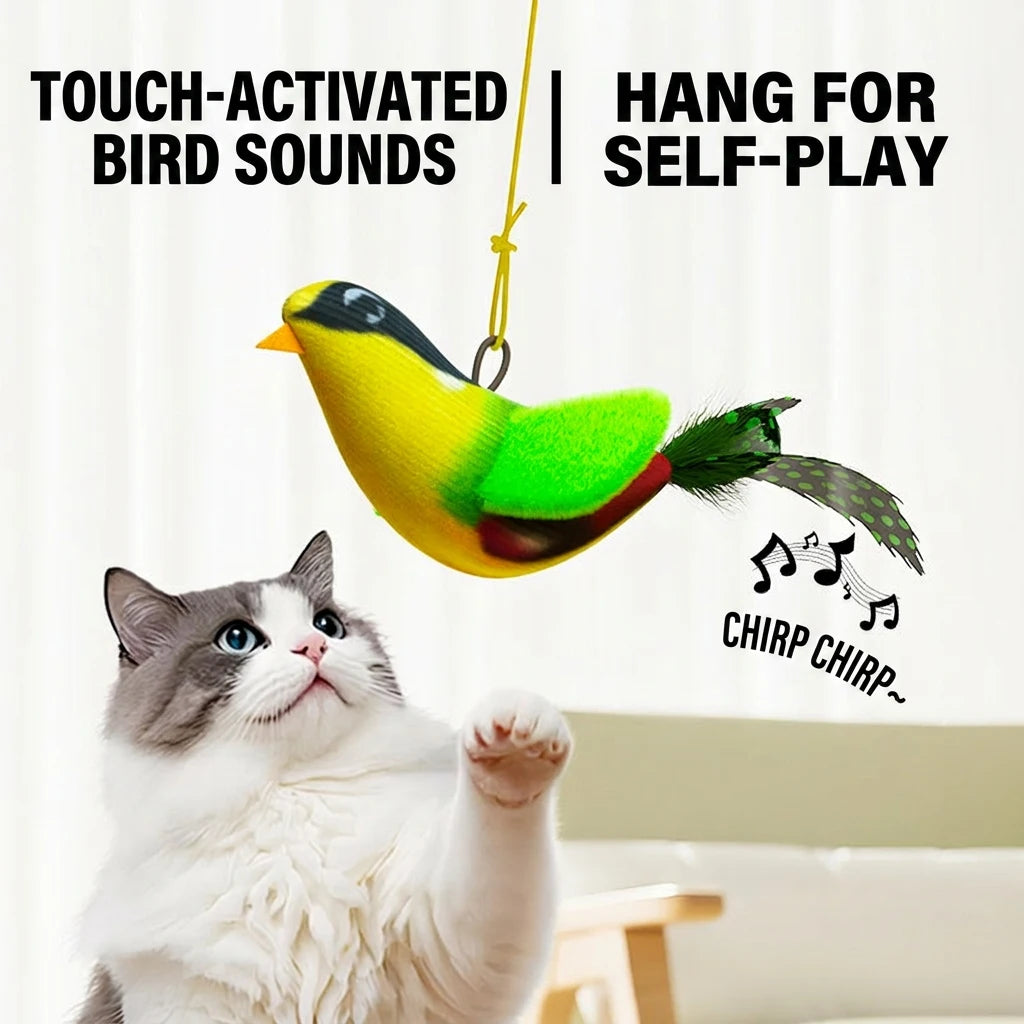 PawPlay™ Interactive Bird Cat Toy
