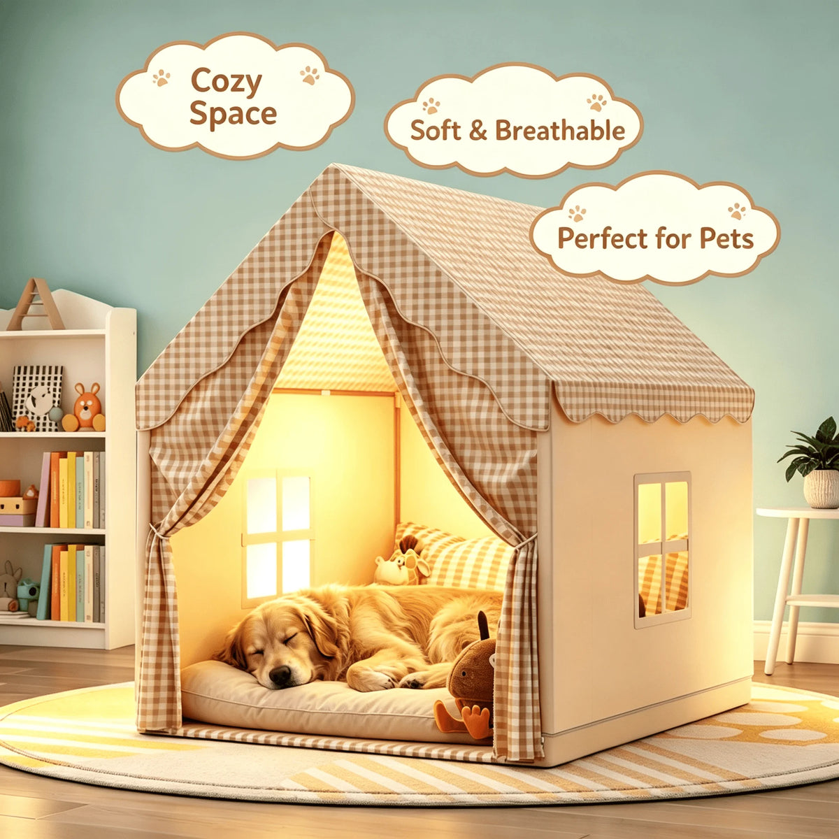 LuxePaw Dog House