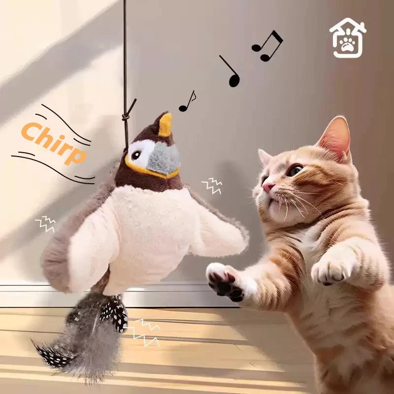 PawPlay™ Interactive Bird Cat Toy