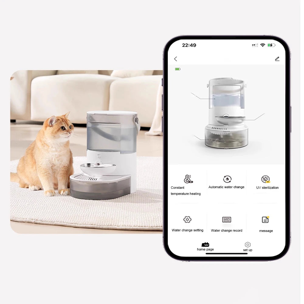 PureFlow™ Smart Cat Water Fountain 💧🐱