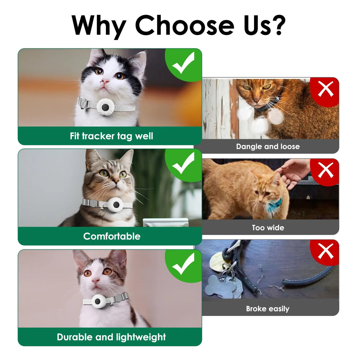PawTrack™ Cat GPS Tracker Collar