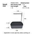 AquaWing™ Smart Parrot Bath