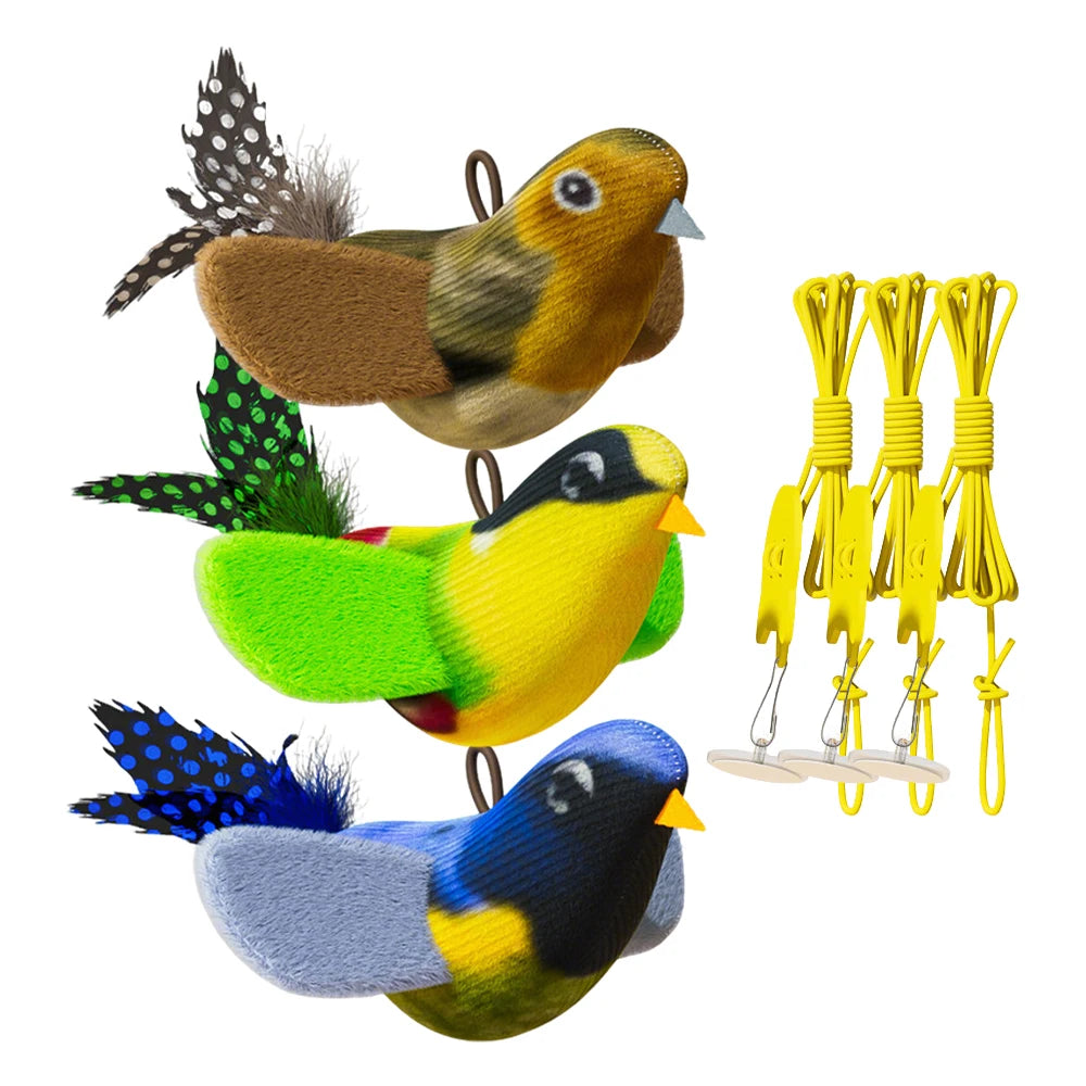 PawPlay™ Interactive Bird Cat Toy