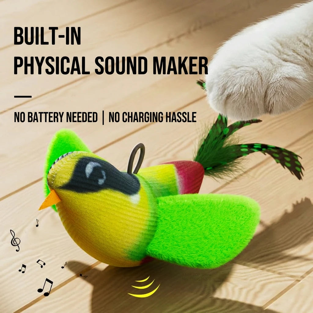 PawPlay™ Interactive Bird Cat Toy