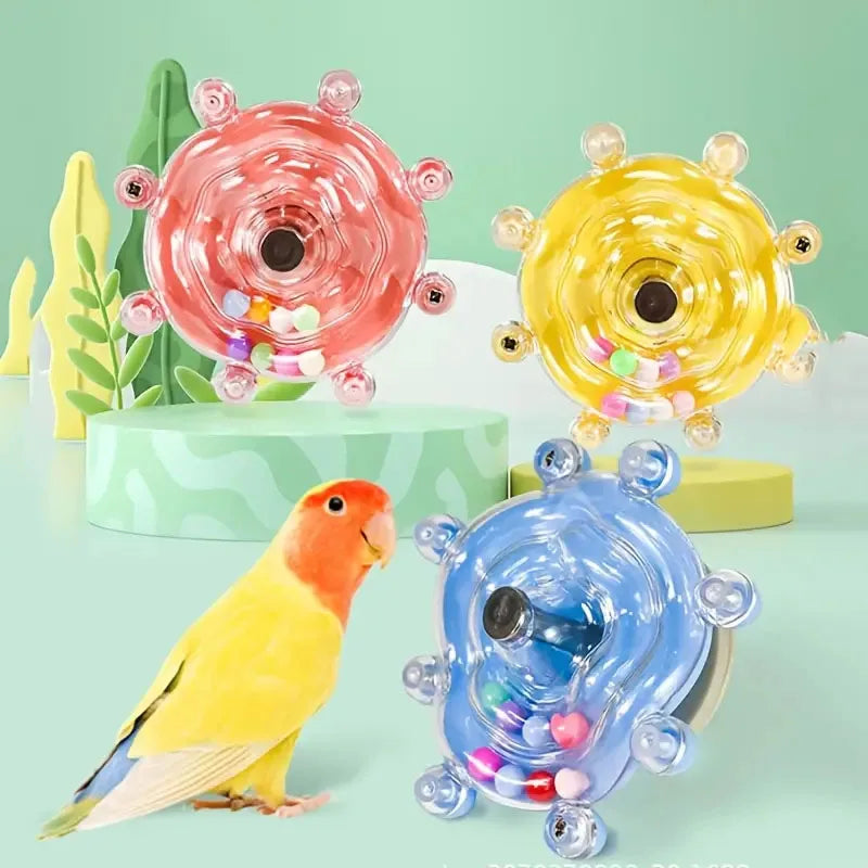 Interactive Parrot Treat Dispenser Toy