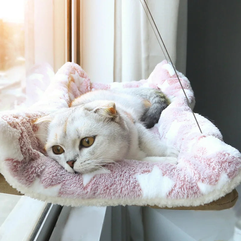 Hanging Cat Window Hammock Bed 🐱🪟