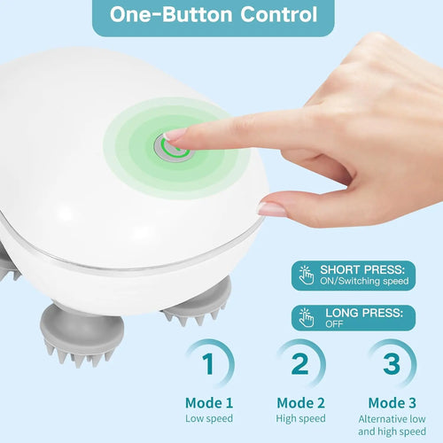 4-Head Electric Pet Massager – Cats & Dogs